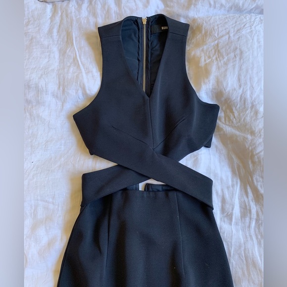 Nicholas Blue Wrap Cut Out Dress (D2) - Picture 8 of 8